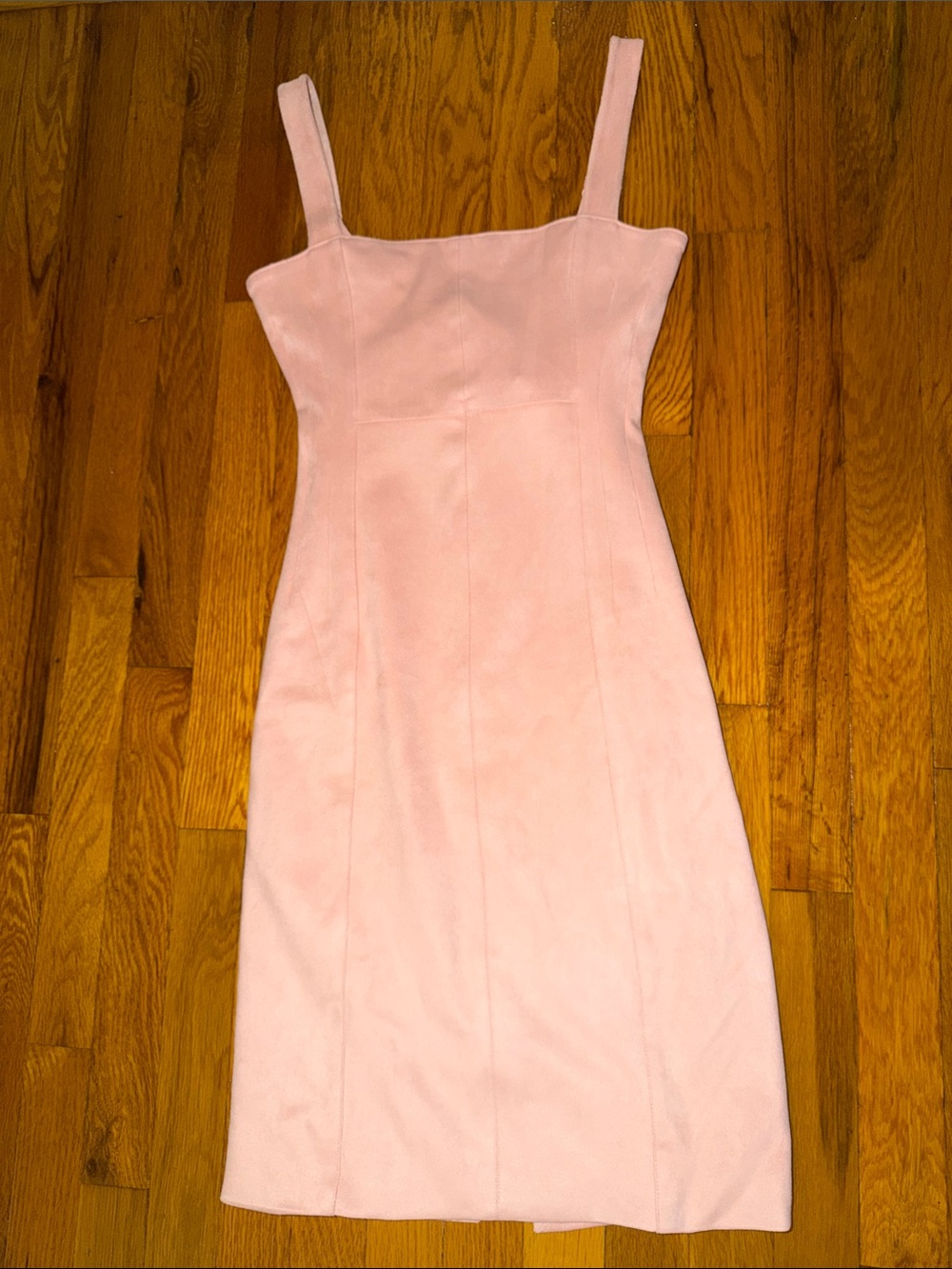 Guess Blush Pink Midi Slip Dress NWT